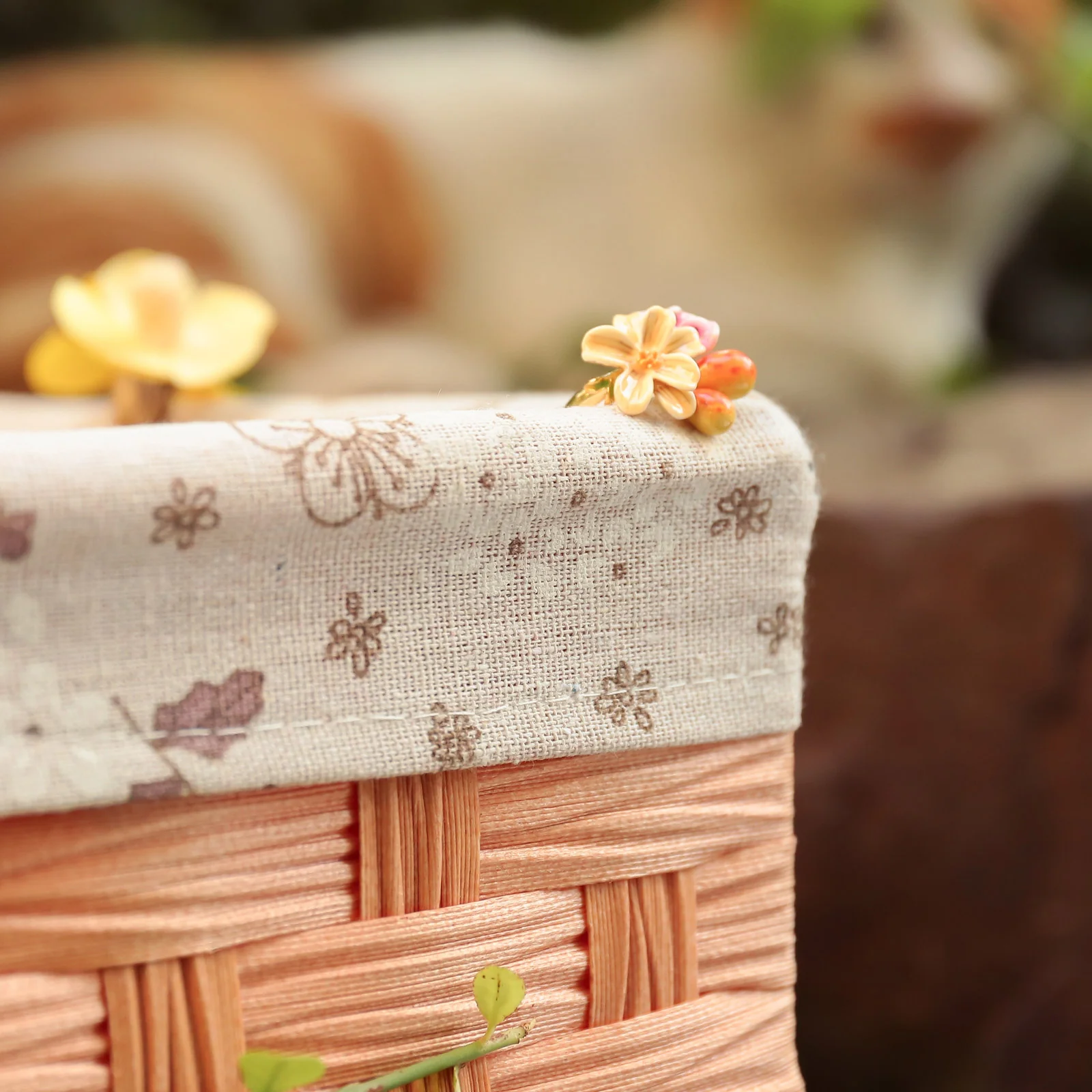 Blossom Charm Resin Ring