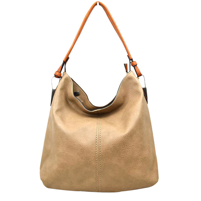 Stylish Faux Leather Tote Bag