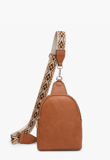 Trendy Faux Leather Sling Bag