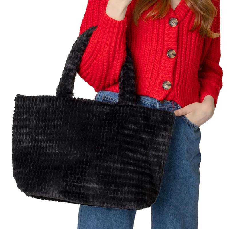 Chic Velvet Tote Bag