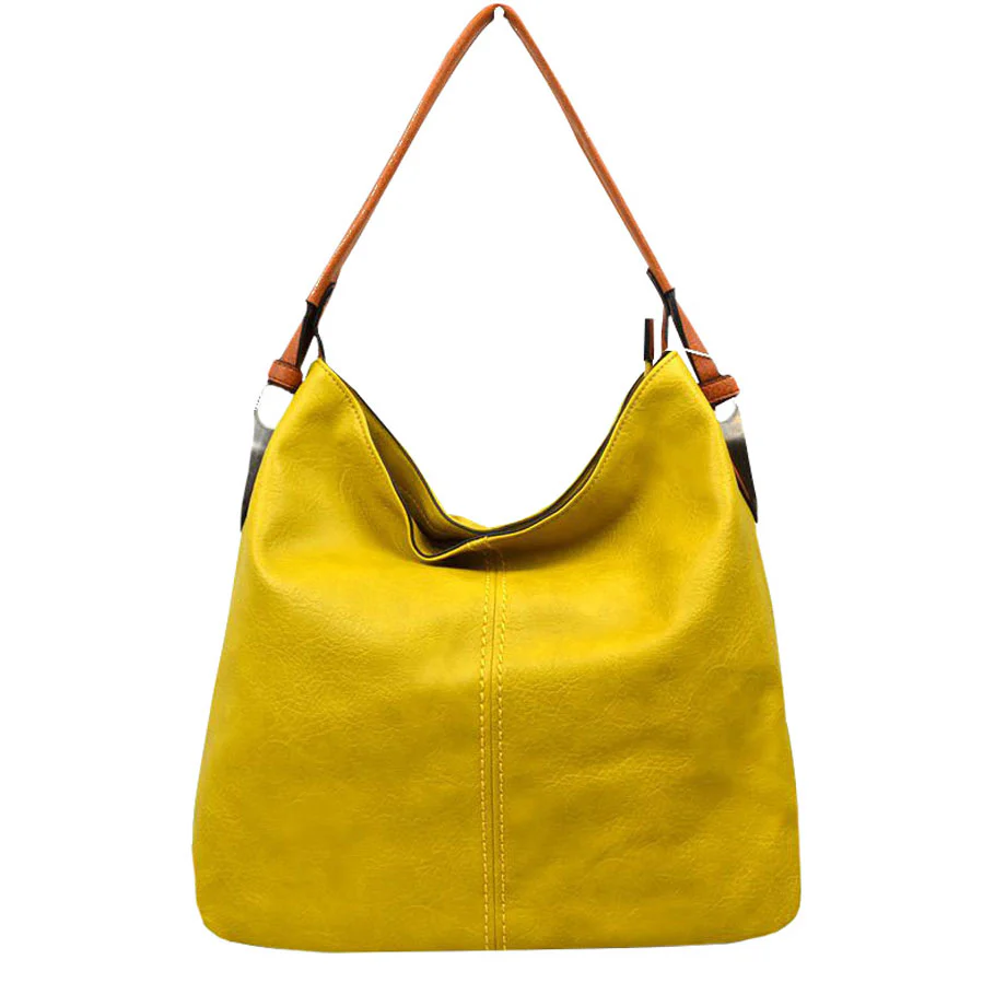 Stylish Faux Leather Tote Bag
