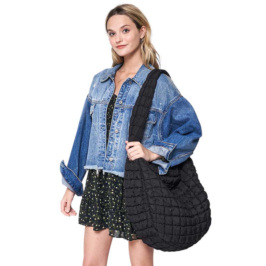 Stylish Quilted Shoulder Bag