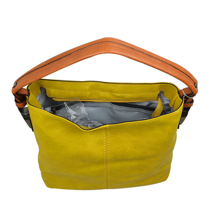 Stylish Faux Leather Tote Bag